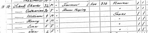 Schutz1, 1870 census